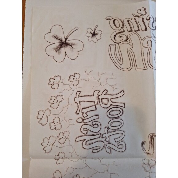 Irish Sayings & Wid Rose 2515 Fashion Painting Iron on Transfer St Patrick's Day - Picture 2 of 11